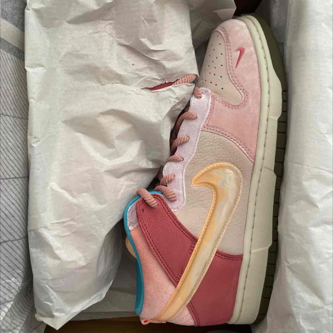 Nike Dunk Mid Ss Milk/Coco Size 10