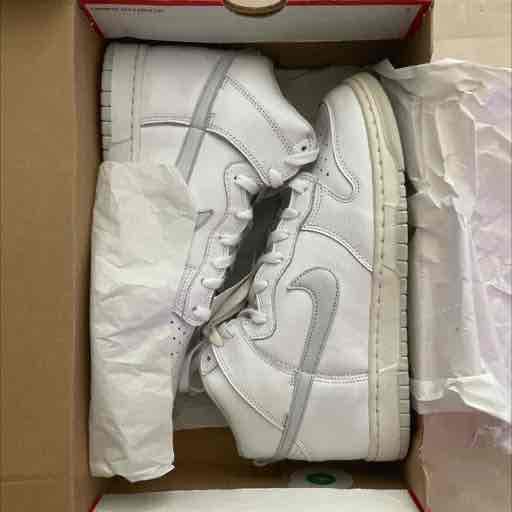  Nike Dunk High White Titanium Size 10 