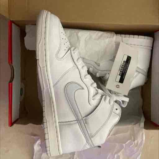  Nike Dunk High White Titanium Size 10 