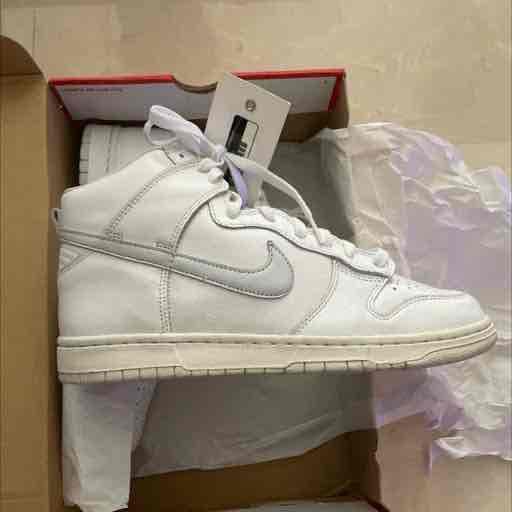  Nike Dunk High White Titanium Size 10  — 3