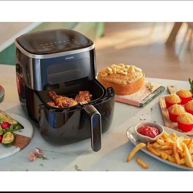 قلايه هوائيه بدون زيت  مع نافذه زجاج ،  — 3