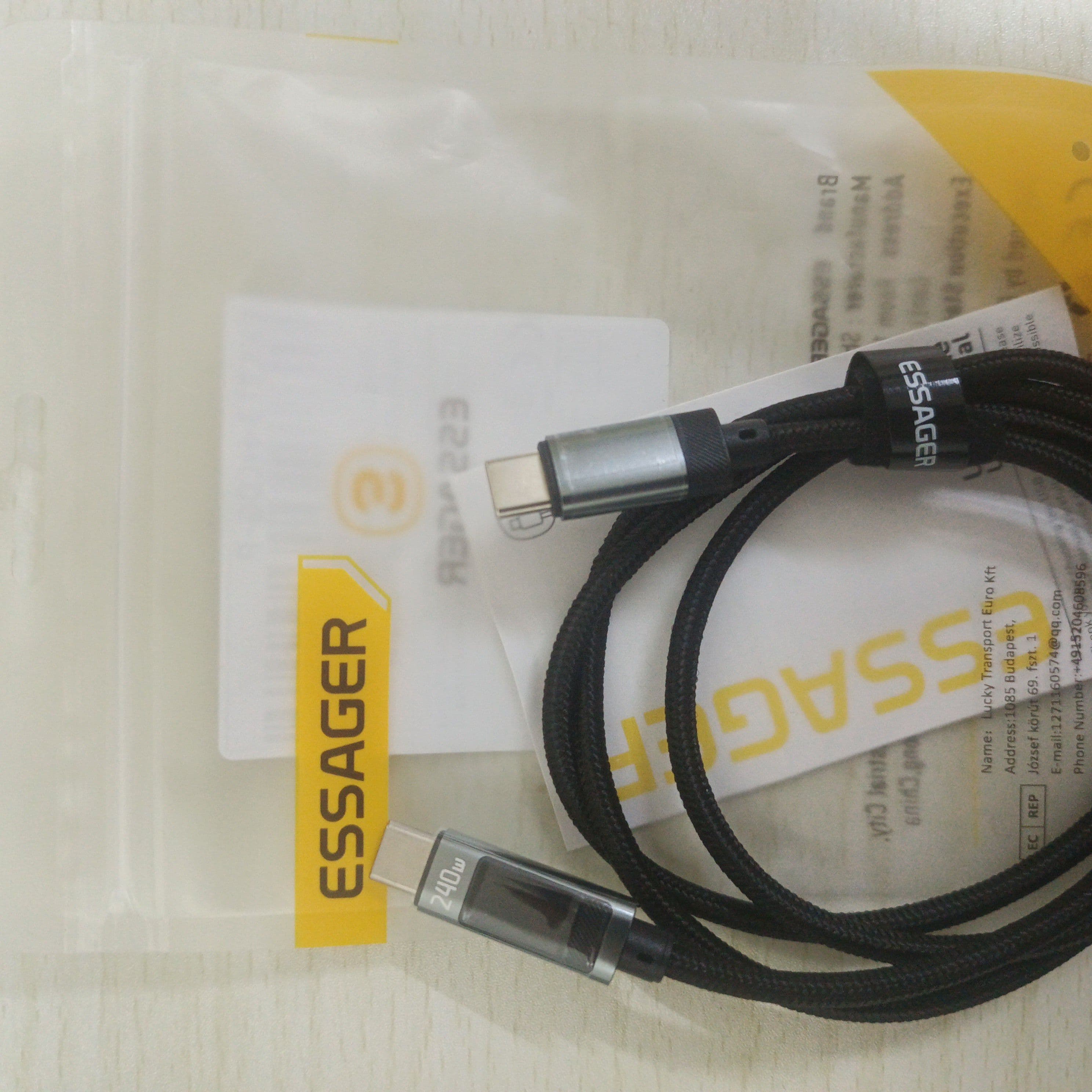 Digital Display Data Cable Type C To C